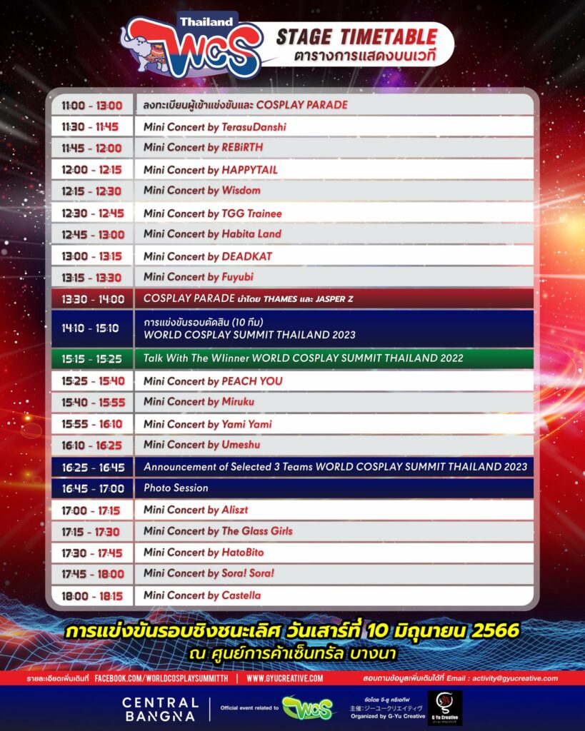 World Cosplay Summit Thailand 2023
