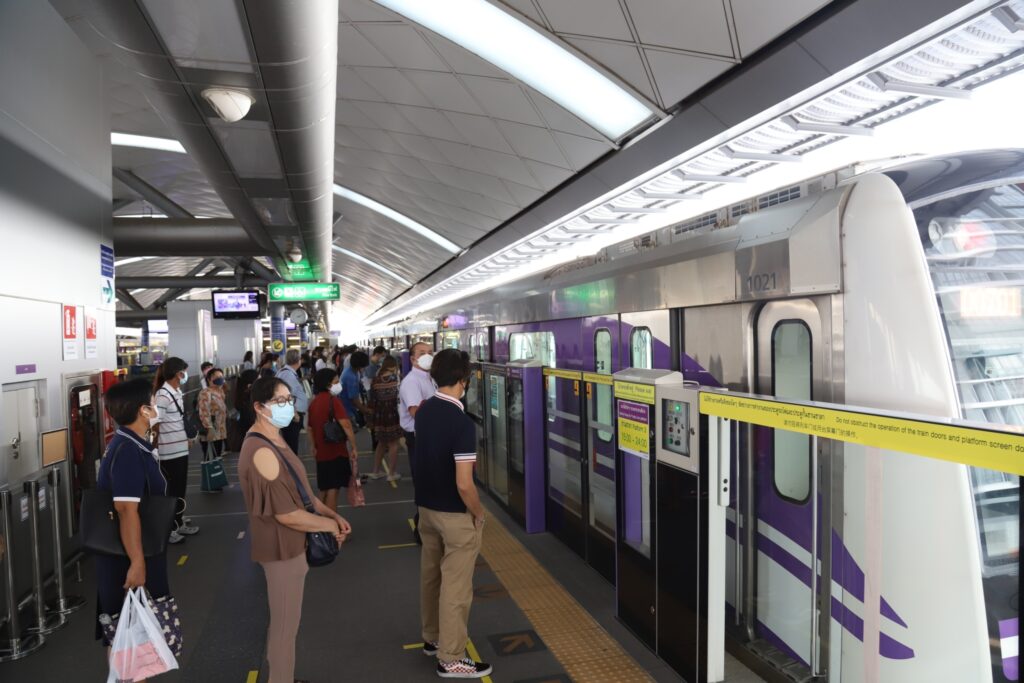 นโยบายรถไฟฟ้า 20 บาท MRT สายสีม่วง