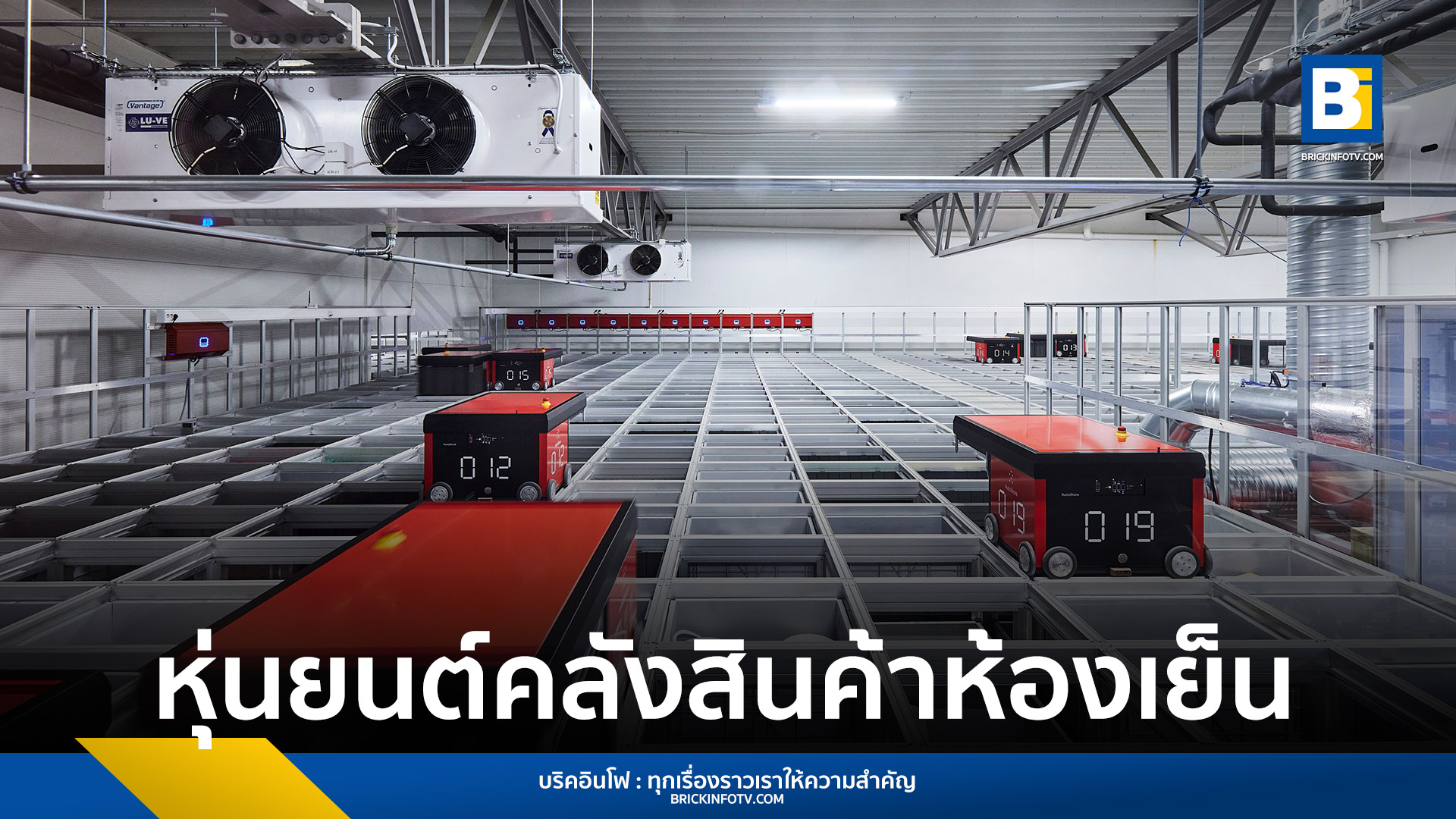 หุ่นยนต์คลังสินค้า อาหารแช่แข็ง