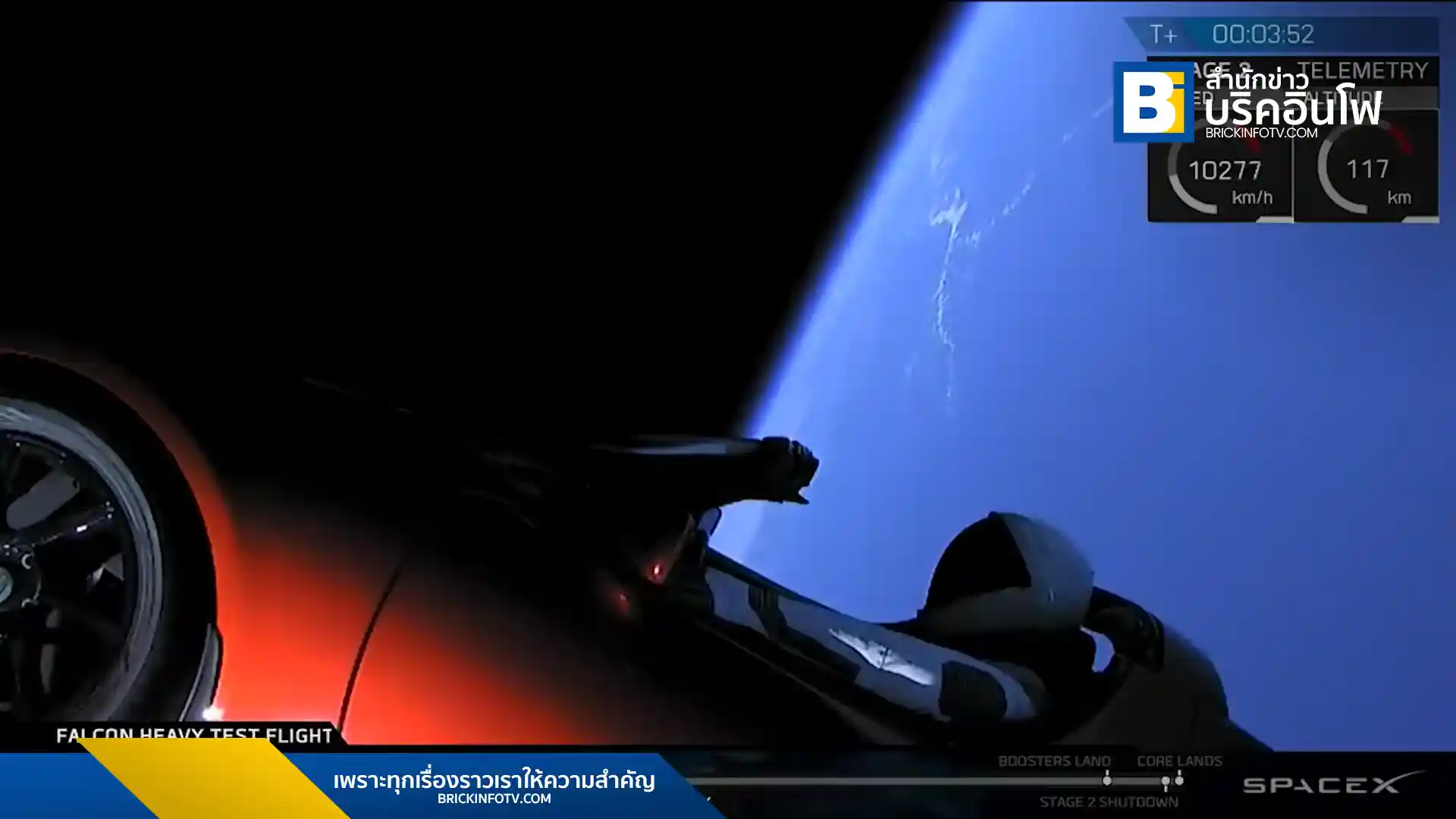 นักดาราศาสตร์ของ NASA เข้าใจผิดคิดว่า Tesla Roadster ของ Elon Musk เป็นดาวเคราะห์น้อย หลังจากที่ถูกส่งขึ้นสู่อวกาศในปี 2018