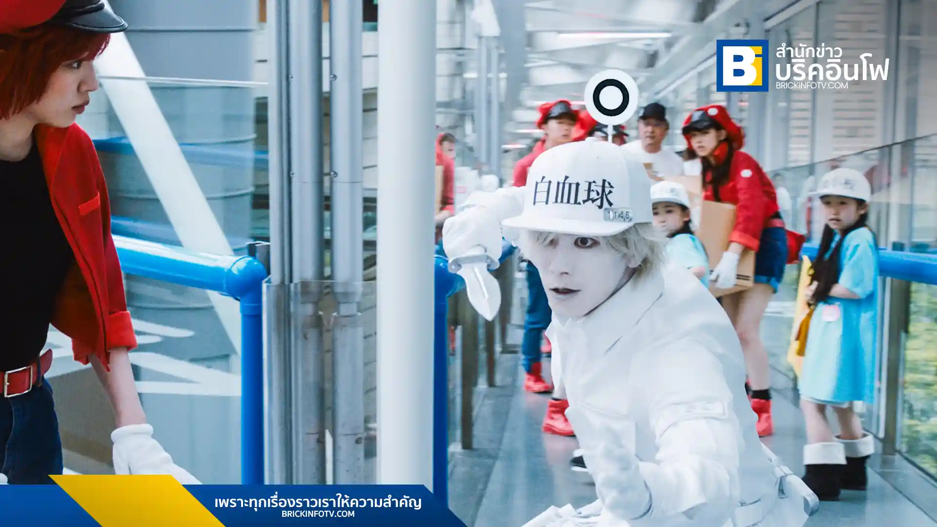 ทาเครุ ซาโต้ แปลงร่างเป็นเซลล์เม็ดเลือดขาวสุดหล่อ ปกป้องร่างกายจากเชื้อโรค ในภาพยนตร์ "Cells at Work! เซลล์ขยันพันธุ์เดือด" เตรียมฉายเร็วๆ นี้