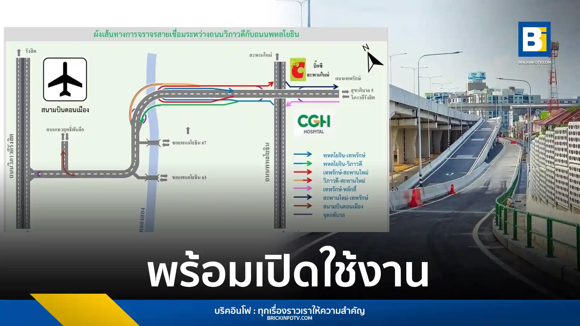 กรุงเทพมหานครเตรียมเปิดใช้ถนนเชื่อมวิภาวดี-พหลโยธินภายในปลายเดือนมิถุนายน 2568 เพื่ออำนวยความสะดวกแก่ผู้เดินทาง รองผู้ว่าฯ กทม. ลงพื้นที่ติดตามความคืบหน้าโครงการ คาดแล้วเสร็จสมบูรณ์เร็วๆ นี้