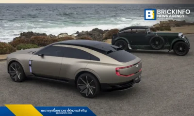The Bentley EXP 15 design vision, a new concept car, made its public debut at the Pebble Beach Concours d’Elegance during Monterey Car Week, showcasing the future of Bentley design.