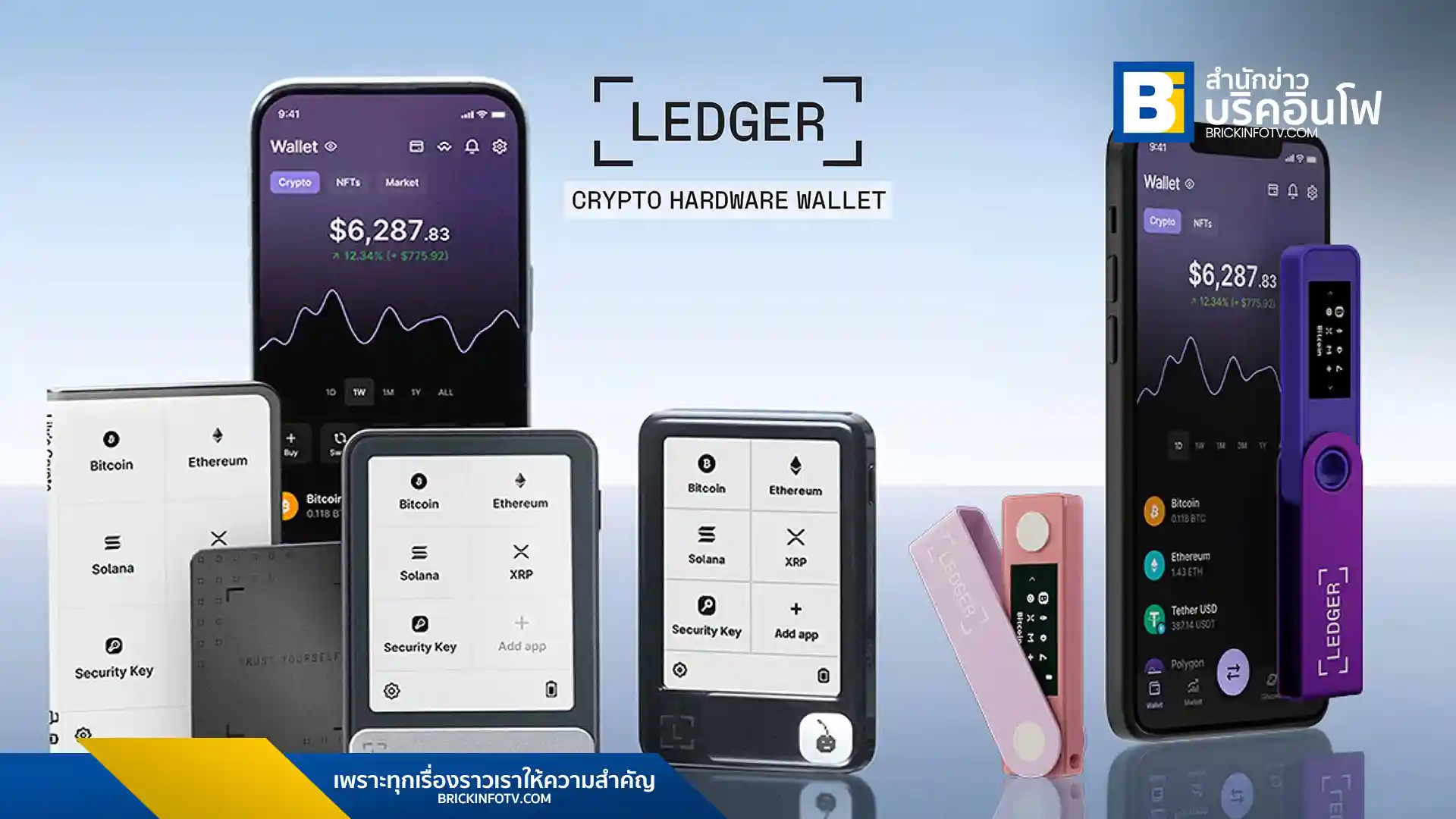 อาร์ทีบี (RTB) จับมือ Ledger รุกตลาดไทย เปิดตัว Ledger Hardware Wallet 5 รุ่นใหม่ นำโดย Ledger Stax และ Nano X พร้อมโปรโมชั่นลด 50% และ Bitcoin Voucher วางจำหน่ายทางการแล้ววันนี้