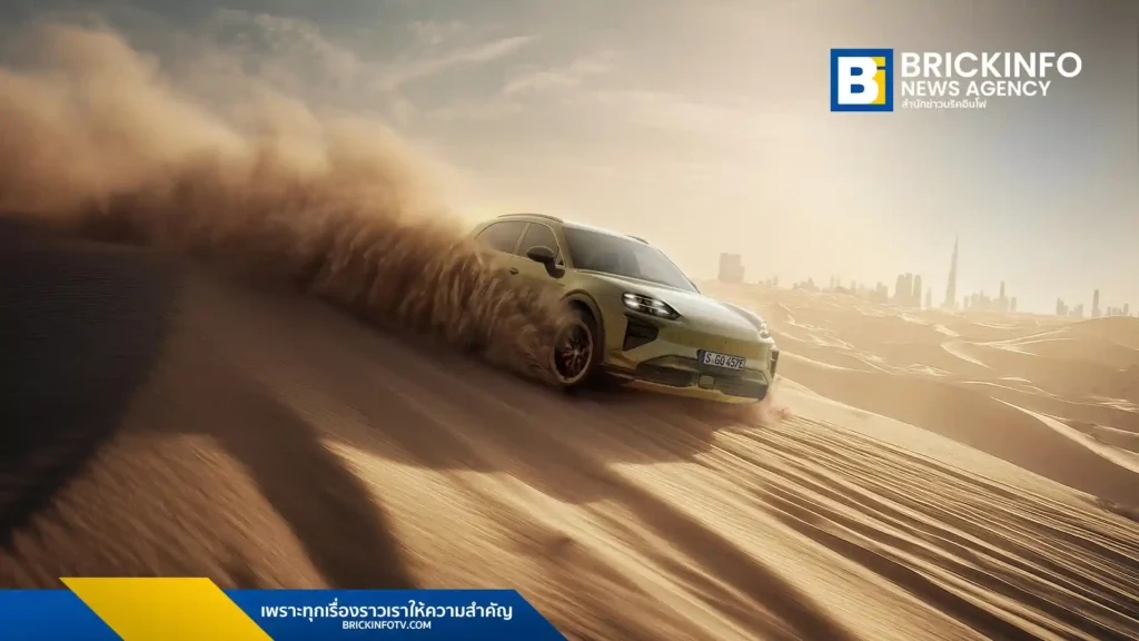 ปอร์เช่ (Porsche) เปิดตัว Porsche Cayenne Electric คันจริงครั้งแรกที่ดูไบ พร้อมทดสอบสมรรถนะบนทะเลทราย โชว์ขุมพลัง 1,156 แรงม้า เทคโนโลยีช่วงล่างล้ำสมัย และแบตเตอรี่ 113 kWh