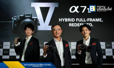 โซนี่ ไทย เปิดตัว Alpha 7 V กล้องฟูลเฟรมรุ่นใหม่ มาพร้อมชิป AI ประมวลผลเร็ว โฟกัสแม่นยำ 30 FPS และวิดีโอ 4K 120p ตอบโจทย์ครีเอเตอร์มืออาชีพ ราคา 89,990 บาท