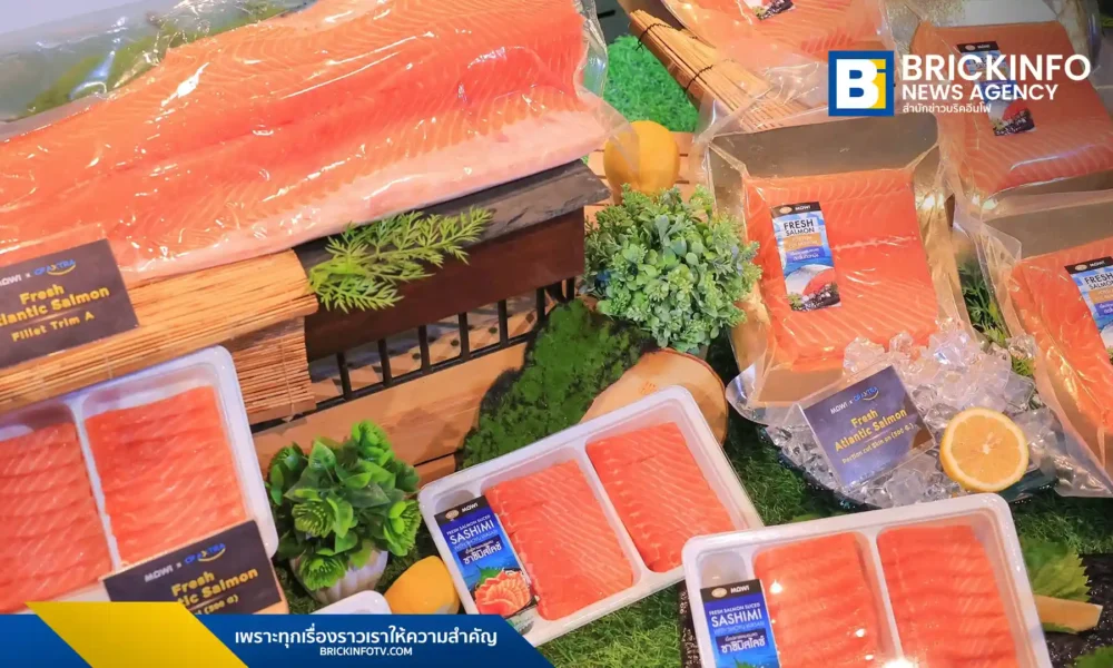 ซีพี แอ็กซ์ตร้า (CP AXTRA) จับมือ Mowi ผู้ผลิตแซลมอนระดับโลก เปิดสายการผลิตในศูนย์กระจายสินค้าวังน้อย ส่งแบรนด์ Aro Gold x Mowi เจาะตลาดอาหารสดพรีเมียมทั่วไทย