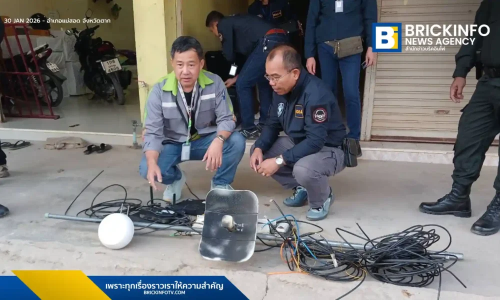 ตำรวจไซเบอร์ร่วมกับ AIS 3BB FIBRE3 บุกตรวจค้นอาคารพาณิชย์ที่แม่สอด พบลักลอบใช้ VPN ส่งสัญญาณเน็ตข้ามประเทศ โยงใยทุนต่างชาติ พร้อมตัดวงจรเน็ตผิดกฎหมายทันที