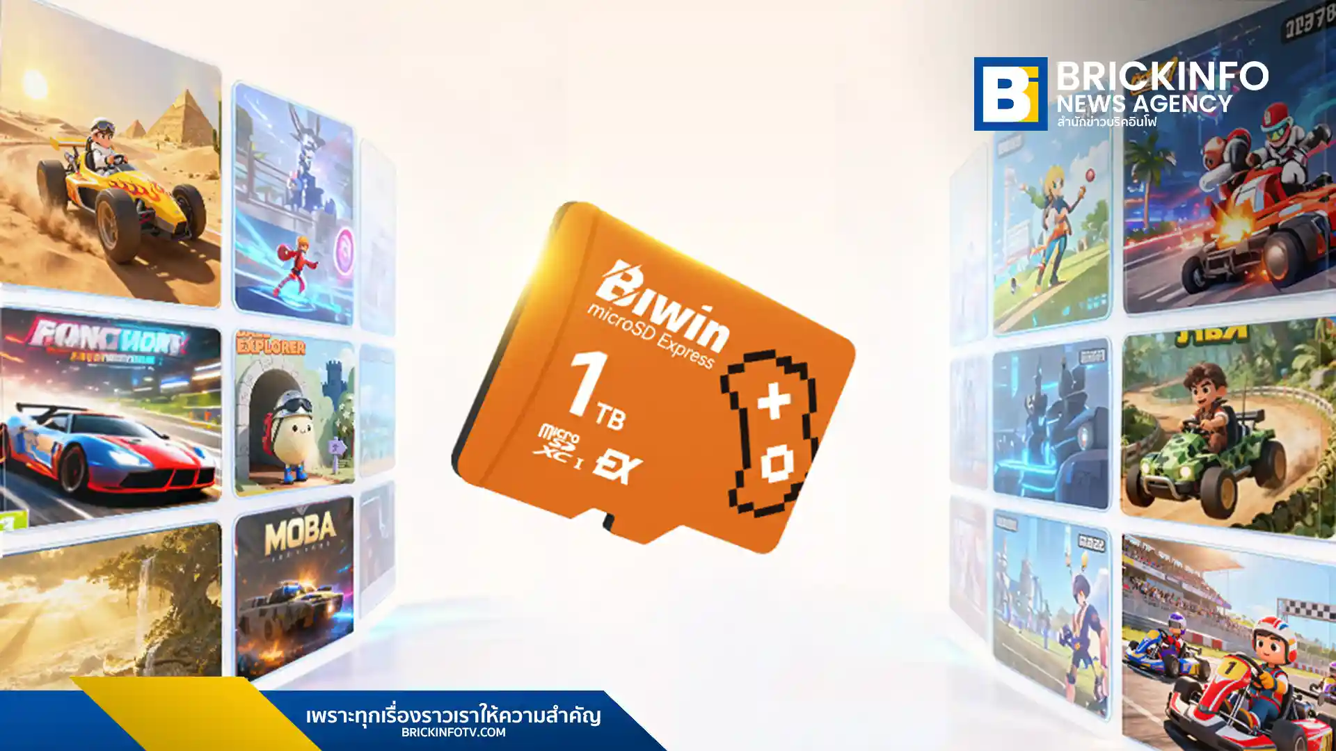 Biwin เปิดตัว Amber ME300 microSD Express Card มาตรฐาน SD 7.1 เทคโนโลยี PCIe NVMe ความเร็วอ่าน 900MB/s รองรับเครื่องเกมพกพาและงานคอนเทนต์ มีความจุสูงสุด 1TB