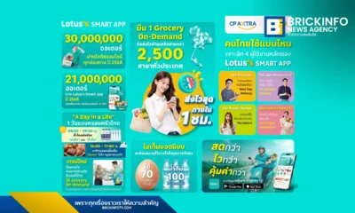 โลตัส (Lotus’s) กางแผนปี 2568 ดันยอดสั่งซื้อออนไลน์แตะ 30 ล้านออเดอร์ ชูจุดแข็ง Lotus’s Smart App ส่งของสดไวใน 1 ชั่วโมง ครอบคลุมกว่า 2,500 สาขา