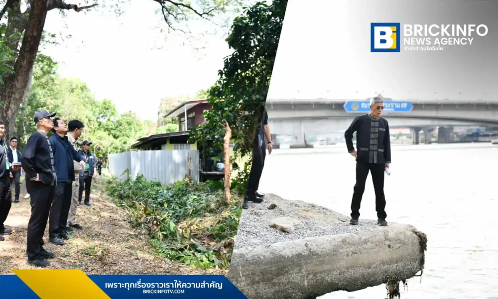 รองปลัด กทม. ลงพื้นที่เขตบางซื่อ สำรวจที่รกร้าง 2 แห่ง ทั้งริมน้ำเจ้าพระยาใกล้ CPAC และหลังวัดทองสุทธาราม เตรียมพัฒนาเป็นสวนสาธารณะและปอดแห่งใหม่ให้ชุมชน