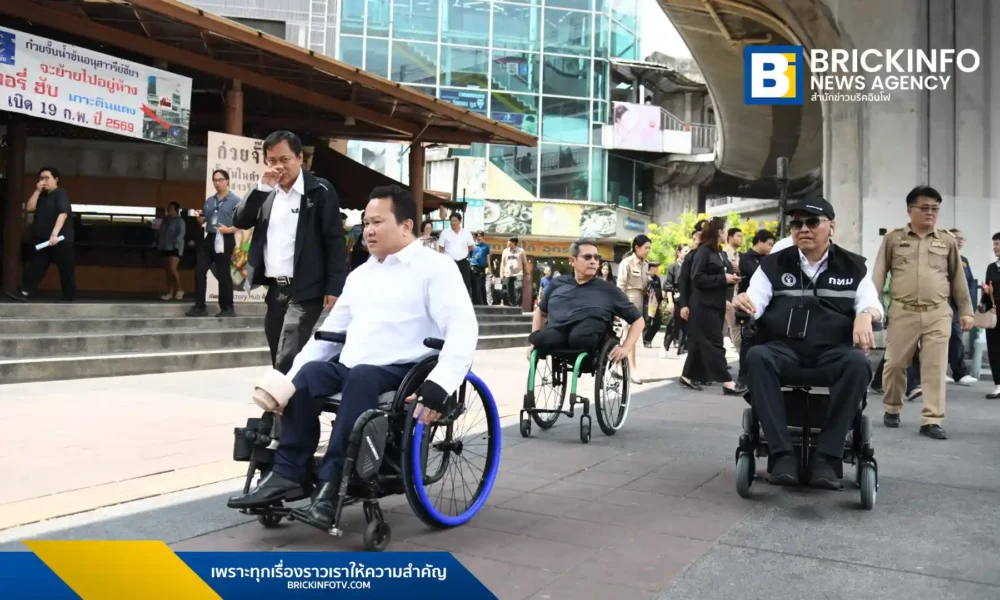 กทม. ลงพื้นที่อนุสาวรีย์ชัยสมรภูมิ ตรวจสอบทางลาดและลิฟต์ BTS เร่งปรับปรุงโครงสร้างพื้นฐานตามหลัก Universal Design เพื่อคนพิการและผู้สูงอายุในปี 2569