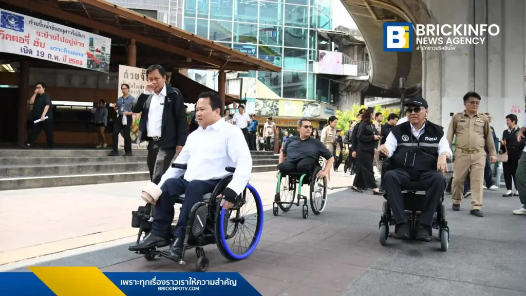 กทม. ลงพื้นที่อนุสาวรีย์ชัยสมรภูมิ ตรวจสอบทางลาดและลิฟต์ BTS เร่งปรับปรุงโครงสร้างพื้นฐานตามหลัก Universal Design เพื่อคนพิการและผู้สูงอายุในปี 2569