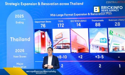 เซ็นทรัล รีเทล (CRC) ประกาศกลยุทธ์ Innovation in Action ปี 2569 ทุ่มงบ 1.8 หมื่นล้านบาท ขยายสาขาไทวัสดุ ท็อปส์ และธุรกิจในเวียดนาม พร้อมนำ AI ยกระดับ Omnichannel