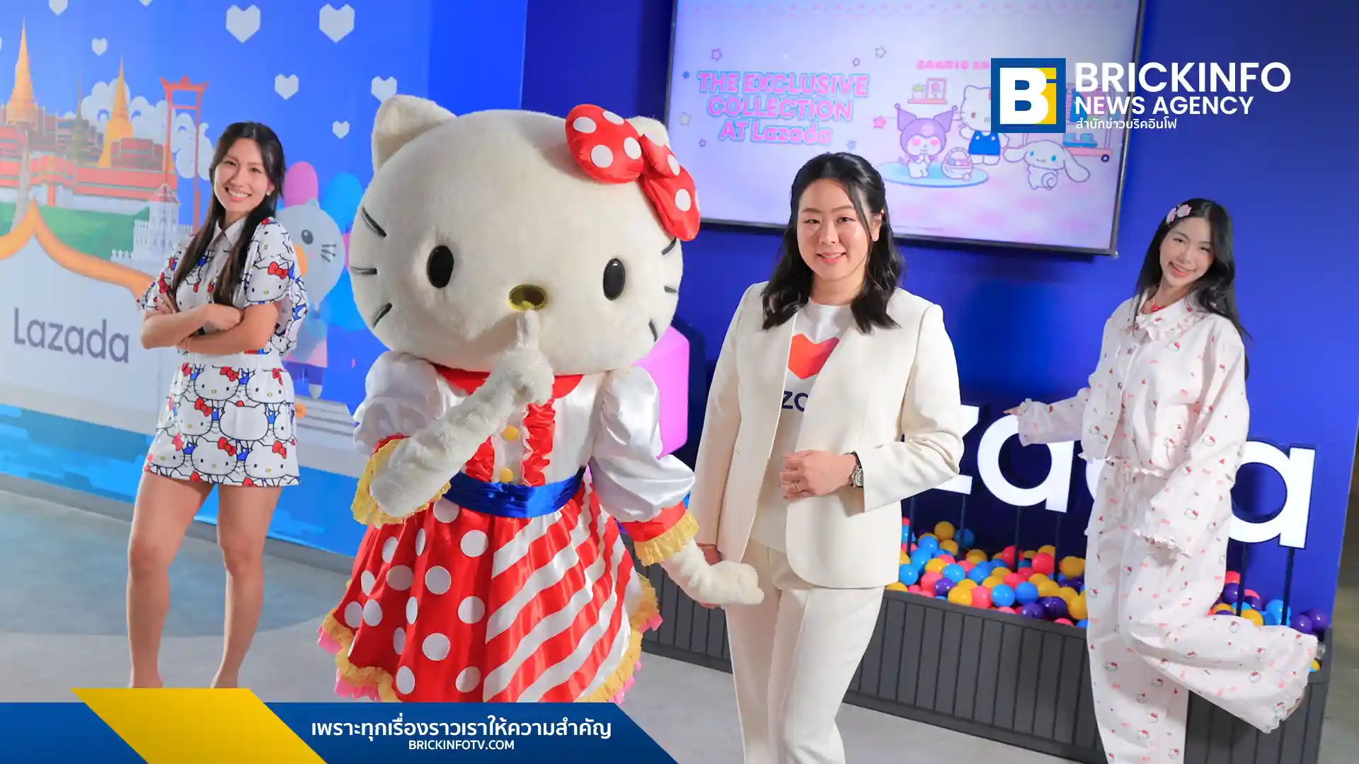ลาซาด้า เปิดตัวโปรเจกต์ Sanrio characters: The Exclusive Collection at Lazada ขนทัพแบรนด์แฟชั่นไทยสร้างสรรค์สินค้าลิขสิทธิ์แท้ ประเดิมแคมเปญ 3.3 นี้