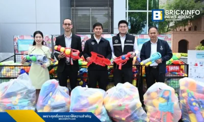 กรุงเทพมหานครส่งมอบปืนฉีดน้ำพลาสติก 985 กระบอกจากงานสงกรานต์ 2569 ให้ SCGC เข้าสู่กระบวนการรีไซเคิลขั้นสูง เปลี่ยนเป็นน้ำมันแนฟทาสร้างผลิตภัณฑ์หมุนเวียน