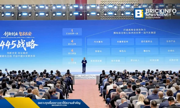 กลุ่ม CHANGAN ประกาศกลยุทธ์ระดับโลก 1+4+4+5 ตั้งเป้ารายได้ 6 แสนล้านหยวน และยอดขายต่างประเทศ 1.5 ล้านคัน พร้อมโชว์ยอดขาย NEV โตต่อเนื่อง มุ่งสู่ผู้นำเทคโนโลยียานยนต์อัจฉริยะ