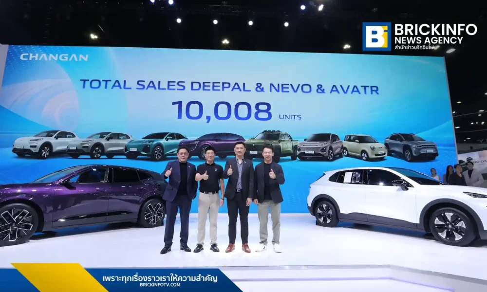 ฉางอาน (CHANGAN) ประกาศความสำเร็จในงาน Motor Show 2026 ด้วยยอดจองรถยนต์ไฟฟ้า 10,008 คัน พร้อมคว้า 3 รางวัลรถยอดเยี่ยมแห่งปีให้กับแบรนด์ DEEPAL และ AVATR ตอกย้ำผู้นำ NEV ในไทย