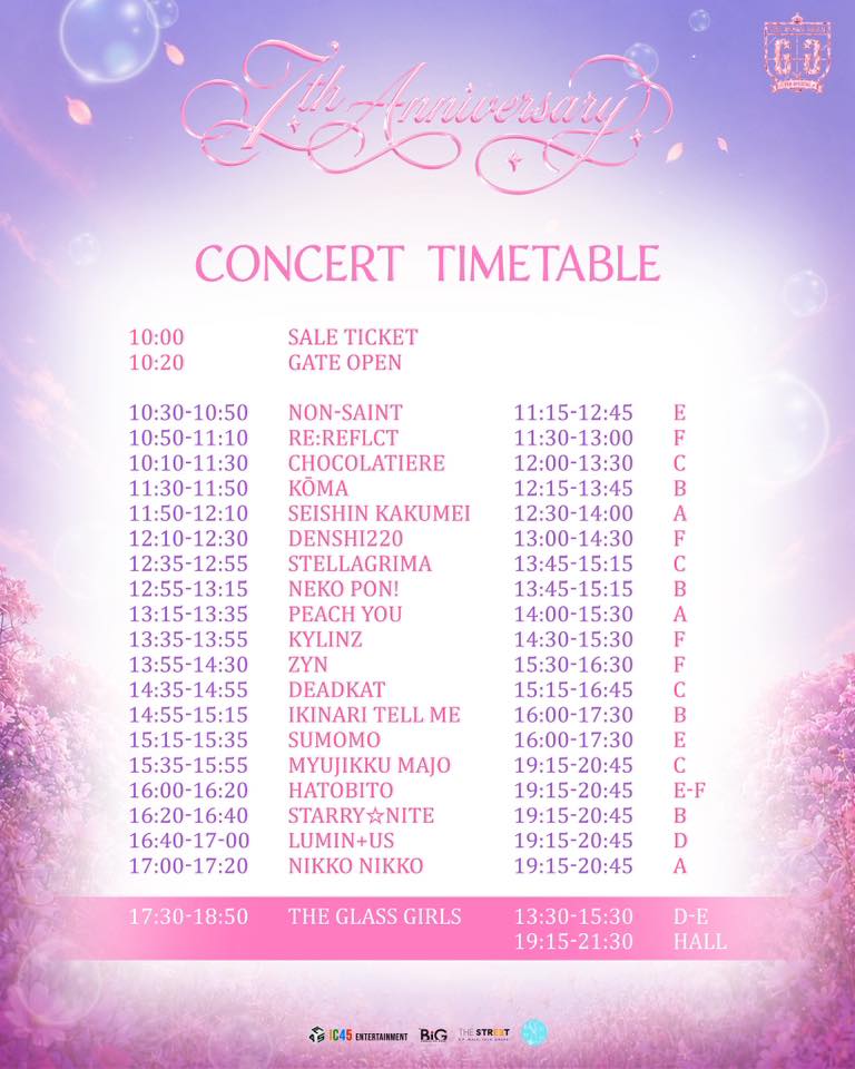 The Glass Girls 7th Anniversary