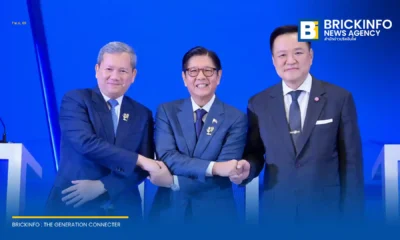 นายกรัฐมนตรีร่วมแถลงภายหลังการหารือสามฝ่าย ระหว่างไทย - ฟิลิปปินส์ - กัมพูชา ณ โรงแรมแชงกรี-ลา มักตัน เมืองเซบู สาธารณรัฐฟิลิปปินส์ วันที่ 7 พฤษภาคม 2569