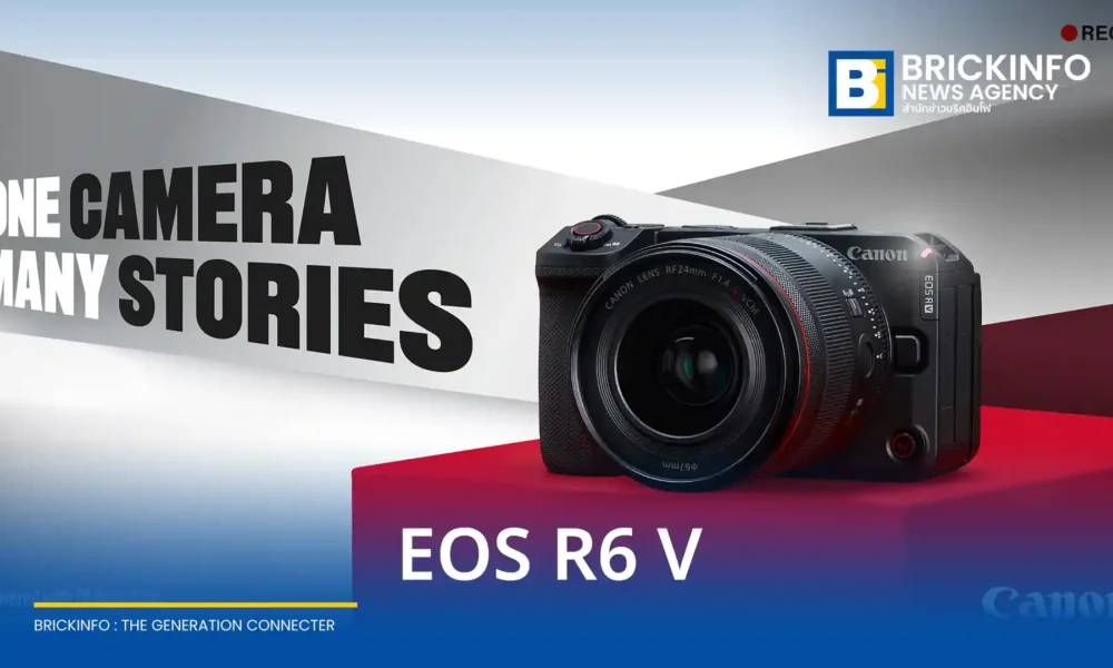 แคนนอน (Canon) เปิดตัวกล้องฟูลเฟรม EOS R6 V ชูจุดเด่นวิดีโอ 7K Open Gate พร้อมเลนส์ L-Series พาวเวอร์ซูมรุ่นแรก RF20-50MM F/4L IS USM PZ ตอบโจทย์ครีเอเตอร์