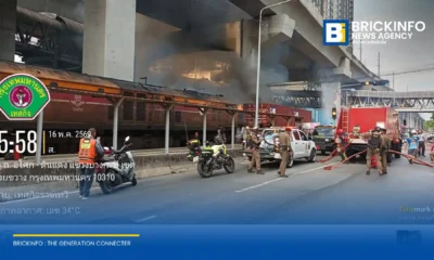 เกิดเหตุรถไฟบรรทุกสินค้าชนรถโดยสารประจำทาง ใกล้สถานีมักกะสัน เขตราชเทวี เพลิงลุกไหม้ท่วมรถบัส เสียชีวิตอย่างน้อย 8 ราย บาดเจ็บอีก 15 ราย เจ้าหน้าที่เร่งคุมสถานการณ์