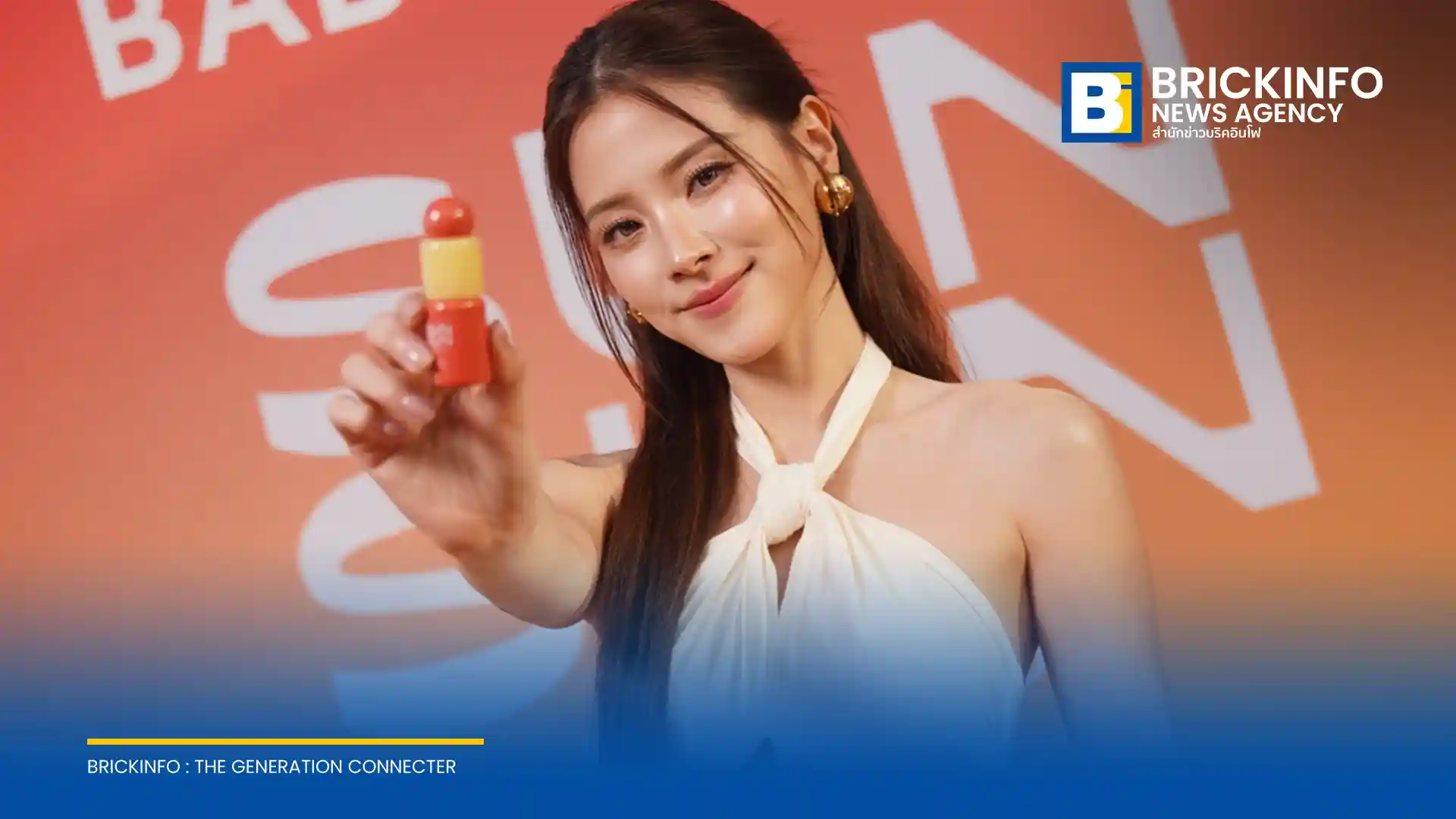 ใบเฟิร์น พิมพ์ชนก เปิดตัว Baby Bright SUNSUN Matte Lip SPF50+ PA++++ นวัตกรรมลิปแมทท์กันแดดจากแบรนด์ Baby Bright ในงาน Sun Sun Beach Club เน้นบำรุงด้วยสารสกัดธรรมชาติ