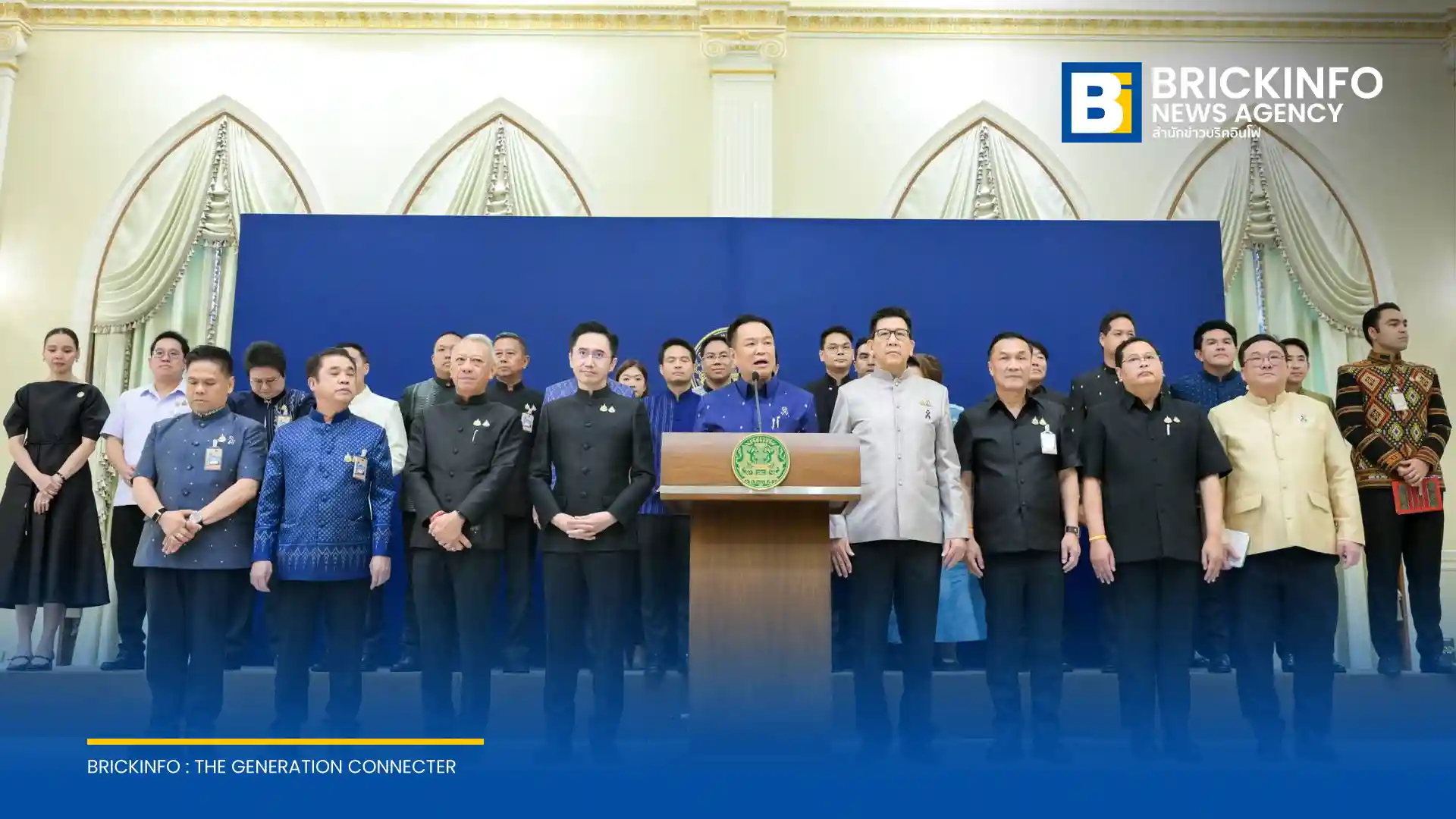 นายอนุทิน ชาญวีรกูล นายกรัฐมนตรี และรัฐมนตรีว่าการกระทรวงมหาดไทย เป็นประธานการประชุมคณะรัฐมนตรี ณ ห้องประชุม 501 ตึกบัญชาการ 1 ทำเนียบรัฐบาล วันที่ 5 พฤษภาคม 2569