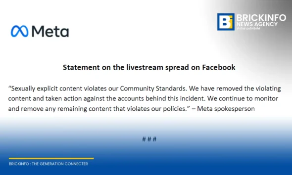 Meta addresses explicit sexual live streams appearing on Thai Facebook feeds as the DE Ministry and IDMB prepare strict legal countermeasures.