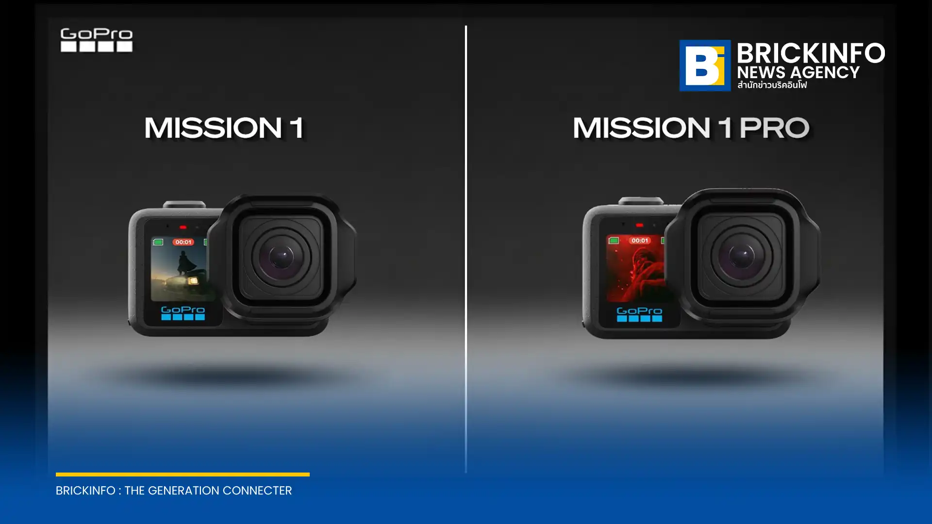 อาร์ทีบี เทคโนโลยี เปิดตัวกล้องแอคชันแคม GoPro MISSION 1 และ GoPro MISSION 1 PRO ในไทย ชูเซนเซอร์ 1 นิ้ว ชิป AI GP3 วิดีโอ 8K เช็กสเปกและราคาที่นี่