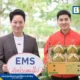 ไปรษณีย์ไทย (Thailand Post) เปิดกลยุทธ์ หน้าสวน-หน้าที่ทำการ-หน้าบ้าน ยกระดับบริการ EMS ส่งด่วนผลไม้ ช่วยเกษตรกรกระจายทุเรียนและผลไม้ฤดูร้อน พร้อมโปรโมชันราคาพิเศษปี 2569