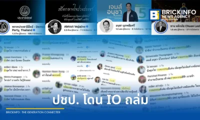 พรรคประชาธิปัตย์ เจอศึกหนักช่วงโค้งสุดท้ายเลือกตั้งผู้ว่าฯ กทม. หลังพบเครือข่ายบัญชีอวตาร หรือ CIB ระดมถล่มคอมเมนต์โซเชียลแกนนำพรรค พร้อมพบทราฟฟิกต่างประเทศยิงเว็บล่ม