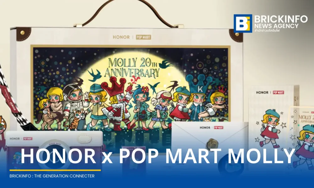 HONOR จับมือ POP MART เปิดตัวสมาร์ตโฟนรุ่นพิเศษ HONOR 600 Pro x POP MART MOLLY Limited Edition ฉลองครบรอบ 20 ปี MOLLY ดีไซน์สุดเอ็กซ์คลูซีฟ วางจำหน่ายในราคา 32,999 บาท สินค้ามีจำนวนจำกัด