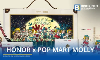 HONOR จับมือ POP MART เปิดตัวสมาร์ตโฟนรุ่นพิเศษ HONOR 600 Pro x POP MART MOLLY Limited Edition ฉลองครบรอบ 20 ปี MOLLY ดีไซน์สุดเอ็กซ์คลูซีฟ วางจำหน่ายในราคา 32,999 บาท สินค้ามีจำนวนจำกัด