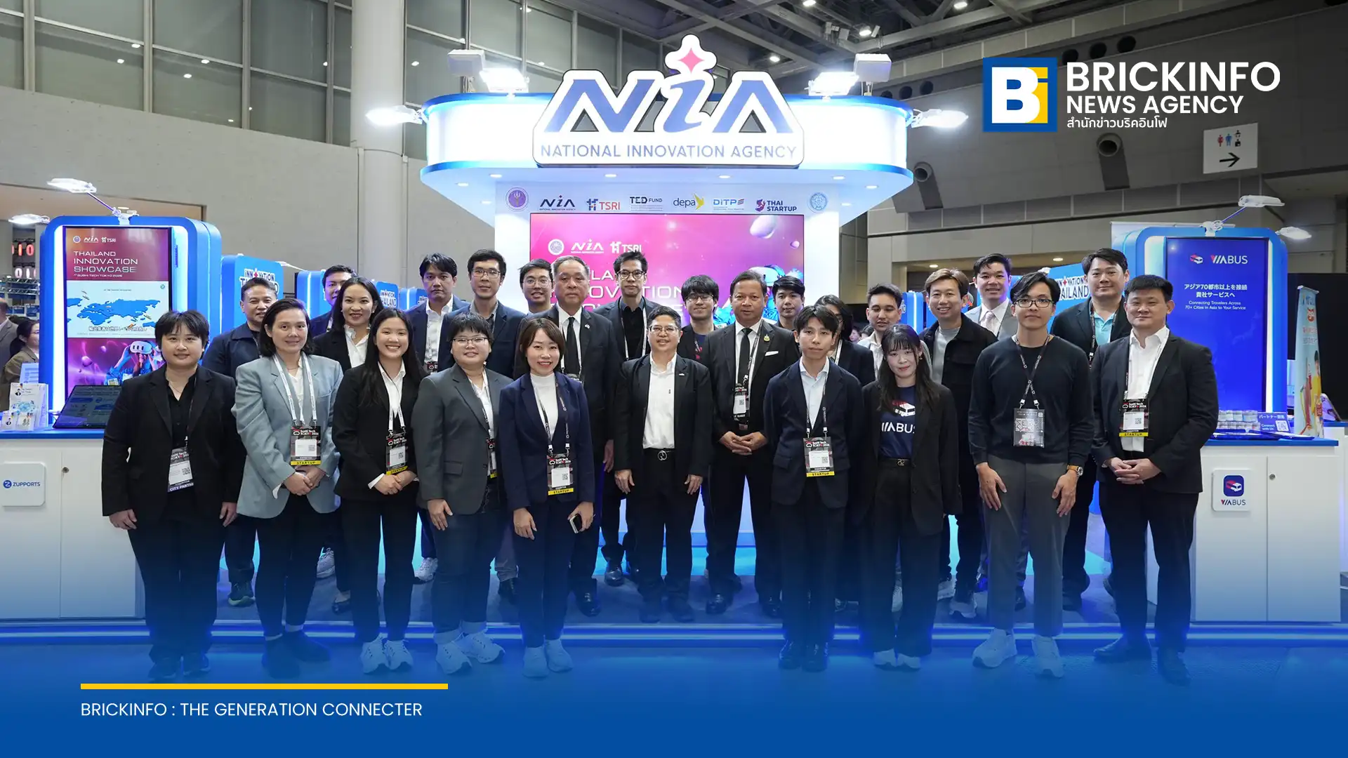 NIA นำทีม 12 ดีพเทคสตาร์ตอัปไทย เข้าร่วมงาน ซูชิเทค โตเกียว 2026 (SusHi Tech Tokyo 2026) ณ ประเทศญี่ปุ่น เร่งผลักดันผู้ประกอบการไทยขยายตลาดสู่สากลแบบ Global First แก้ข้อจำกัดเพดานธุรกิจและเงินทุน
