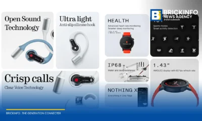 Nothing (นอตติง) เปิดตัวหูฟังไร้สาย Nothing Ear (open) และสมาร์ตวอทช์ CMF Watch 3 Pro ชูฟีเจอร์ AI และ ChatGPT พร้อมโปรโมชันลดสูงสุด 20%