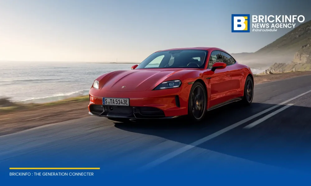 ปอร์เช่ ประเทศไทย เปิดตัว รถยนต์ไฟฟ้า ปอร์เช่ ไทคานน์ (Porsche Taycan) รุ่นปี 2027 พร้อมรุ่นพิเศษ แบล็ค อิดิชัน ขับไกลขึ้น 651 กม. และระบบเกียร์จำลอง E-Shift