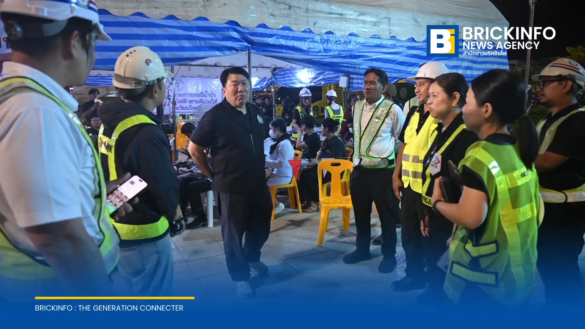 สิริพงศ์-เจเศรษฐ์ นำทีม รฟม. ลงพื้นที่แยกวงเวียนใหญ่ ช่วงค่ำ ติดตามความคืบหน้าการแก้ไขปัญหาน้ำรั่วซึมเข้าอุโมงค์ก่อสร้างรถไฟฟ้าสายสีม่วง สัญญาที่ 4