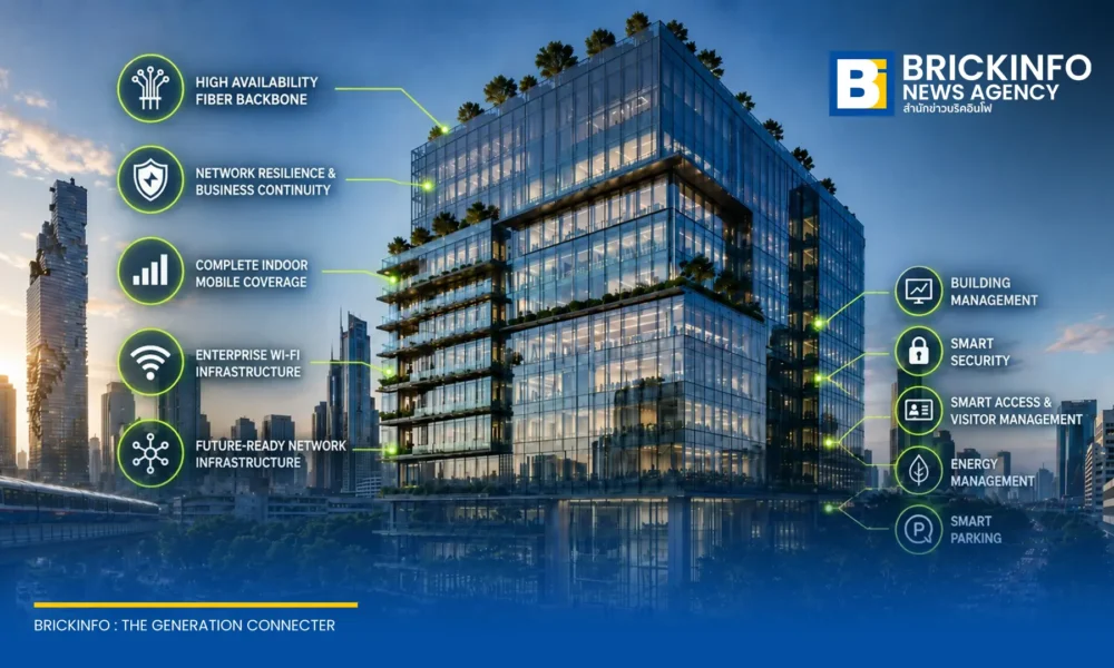 AIS Business เปิดตัวโซลูชัน Smart Building วางโครงสร้างพื้นฐานดิจิทัลยกระดับอาคารสำนักงานไทยสู่มาตรฐานสากลและอาคารสีเขียว