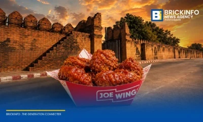 JOE WINGS แบรนด์ไก่ทอดในเครือ OKJ Group รุกตลาดต่างจังหวัดเปิดสาขาแรกที่เซ็นทรัล เชียงใหม่ ตั้งเป้าขยายสาขาทั่วประเทศครบ 30 สาขาภายในปี 2573