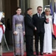 พระบาทสมเด็จพระเจ้าอยู่หัว และสมเด็จพระนางเจ้า ฯ พระบรมราชินี เสด็จฯ เยือนสาธารณรัฐฝรั่งเศส ทรงรับการทูลเกล้าฯ ถวายเครื่องอิสริยาภรณ์ชั้น Grand-Croix ในงานเลี้ยงพระกระยาหารค่ำ