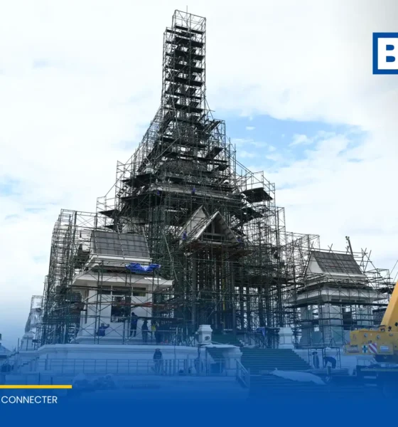 กรมศิลปากรเผยความคืบหน้าจัดสร้างพระเมรุมาศ โครงสร้างอาคารแล้วเสร็จกว่า 90% งานสถาปัตยกรรมคืบหน้าต่อเนื่อง คาดเสร็จสมบูรณ์ตุลาคม 2569 นี้