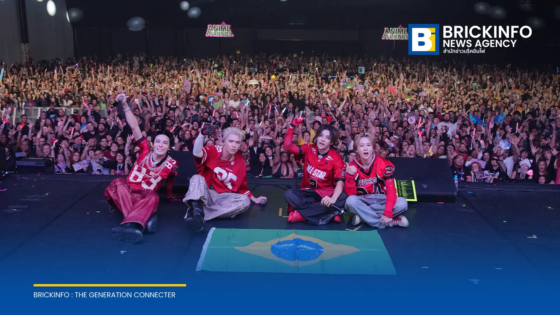 วงเจป็อป WOLF HOWL HARMONY ประเดิมการแสดงครั้งแรกที่ประเทศบราซิล ในงาน Anime Friends 2026 ขนเพลงฮิตเอาใจแฟนคลับกว่า 30,000 คน