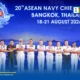กองทัพเรือไทยเป็นเจ้าภาพจัดประชุมผู้บัญชาการทหารเรืออาเซียน ครั้งที่ 20 (20th ANCM) มุ่งกระชับความร่วมมือ เสริมสร้างความมั่นคงและเสถียรภาพทางทะเลในภูมิภาค