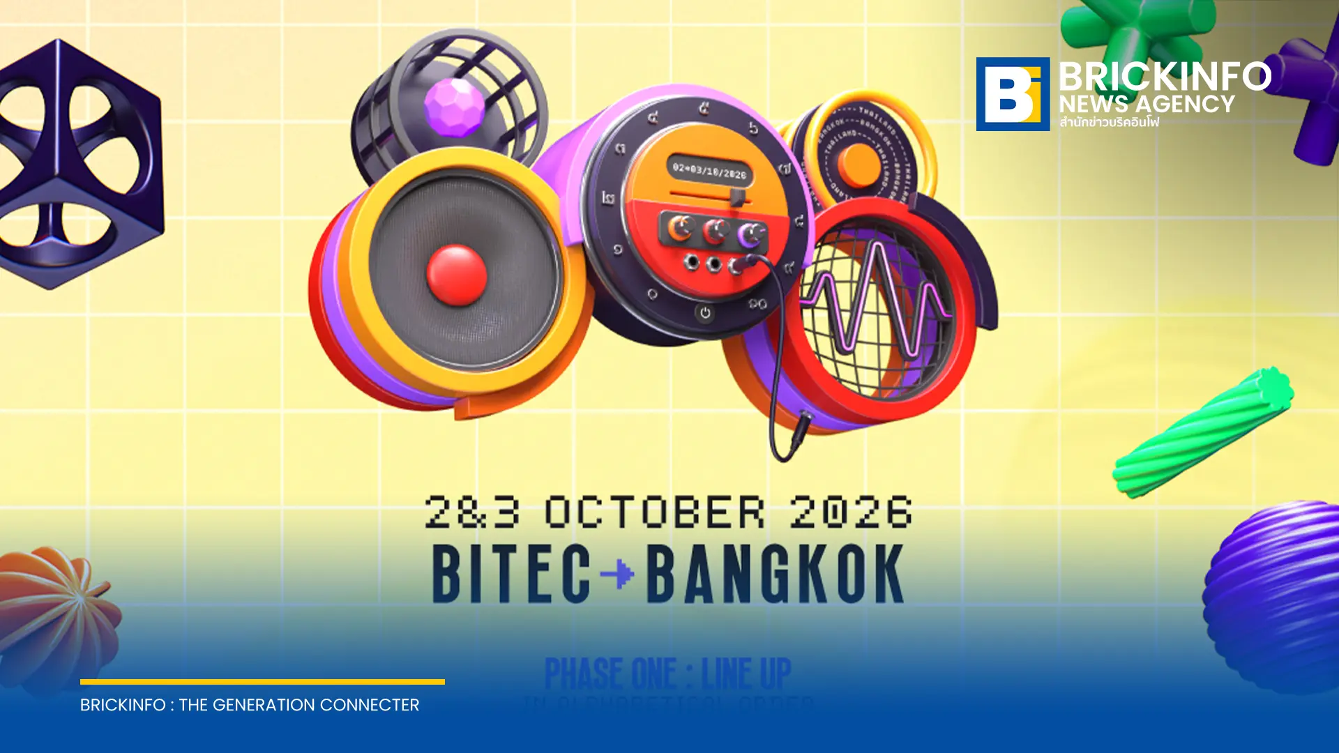 808 Festival 2026 ประกาศไลน์อัปศิลปินเฟสแรก นำโดย ILLENIUM, ADAM BEYER B2B CHRIS AVANTGARDE, SLANDER B2B NGHTMRE และ W&W เตรียมจัดงาน 2-3 ตุลาคม 2569 ณ BITEC บางนา