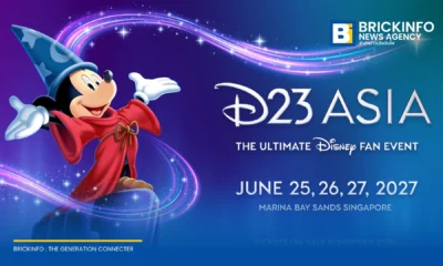 ดิสนีย์ประกาศจัดงาน D23 Asia ครั้งแรกที่มารีนา เบย์ แซนด์ ประเทศสิงคโปร์ วันที่ 25-27 มิถุนายน 2027 เตรียมเปิดจำหน่ายบัตรเข้าชมงานในเดือนพฤศจิกายนนี้