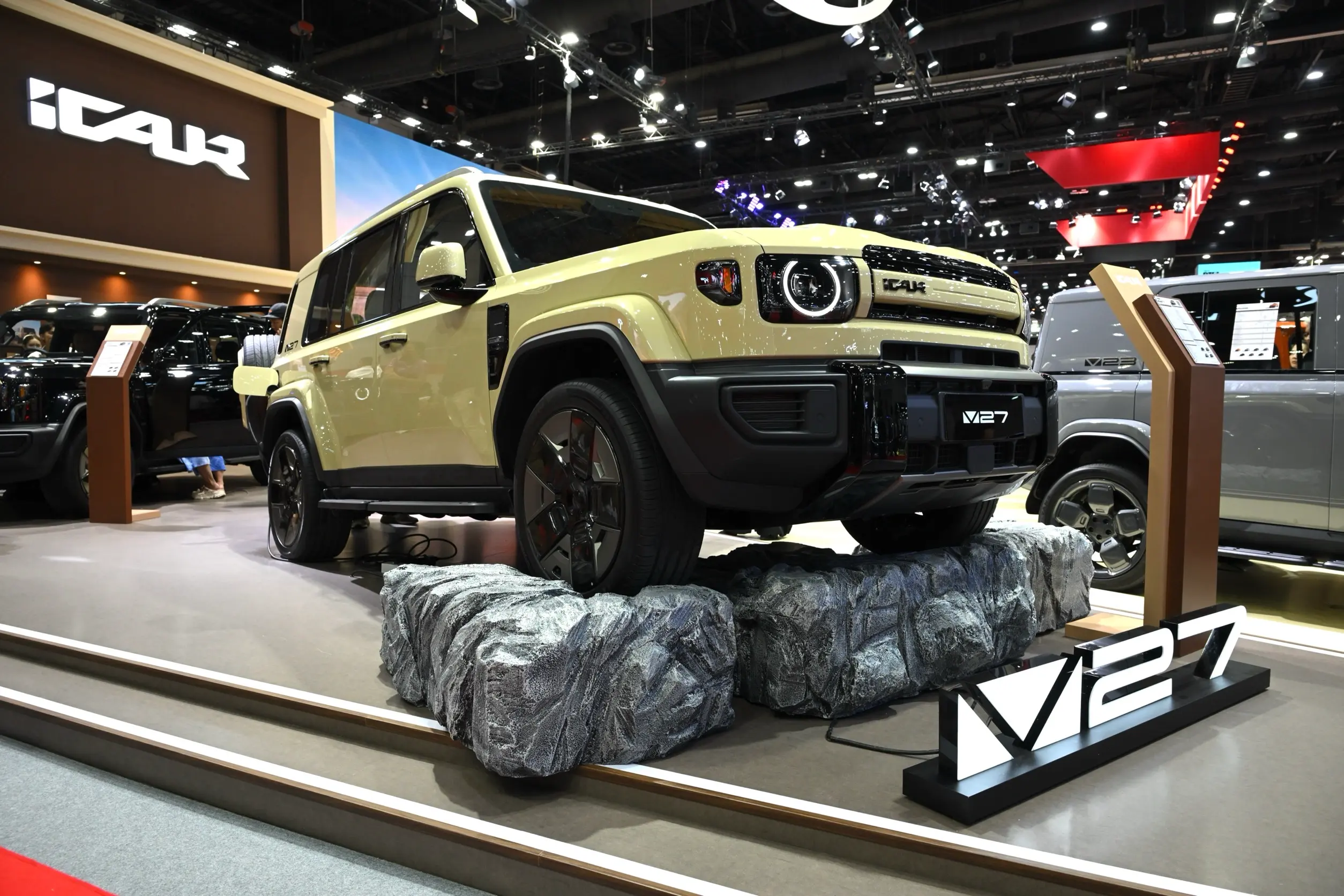 iCAUR Thailand เผยโฉม iCAUR V27 REEV รถ SUV ขุมพลัง REEV กำลัง 455 แรงม้า วิ่งไกล 1,000 กม. ครั้งแรกในไทย ที่งาน Big Motor Sale 2026 ไบเทค บางนา