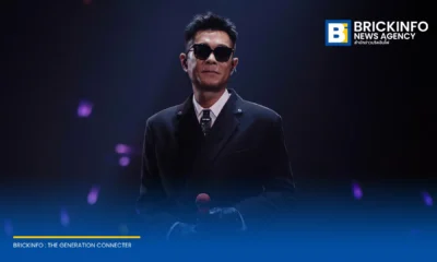 กู่เทียนเล่อ สวมชุดสูทสั่งตัดพิเศษจาก TEAM WANG design ผลงานการออกแบบของ แจ็คสัน หวัง ขึ้นแสดงคอนเสิร์ต LOUIS KOO MY FIRST SHOW ที่ฮ่องกง โคลิเซียม