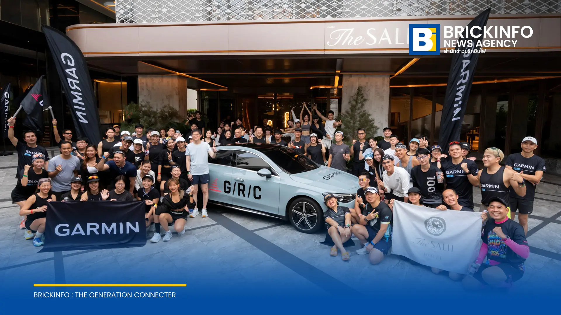 เมอร์เซเดส-เบนซ์ ร่วมกับ การ์มิน จัดกิจกรรมวิ่ง City Run เส้นทางถนนเจริญกรุง ระยะทาง 6 กิโลเมตร พร้อมนำรถยนต์ไฟฟ้า The all-new electric CLA นำขบวนดูแลความปลอดภัย