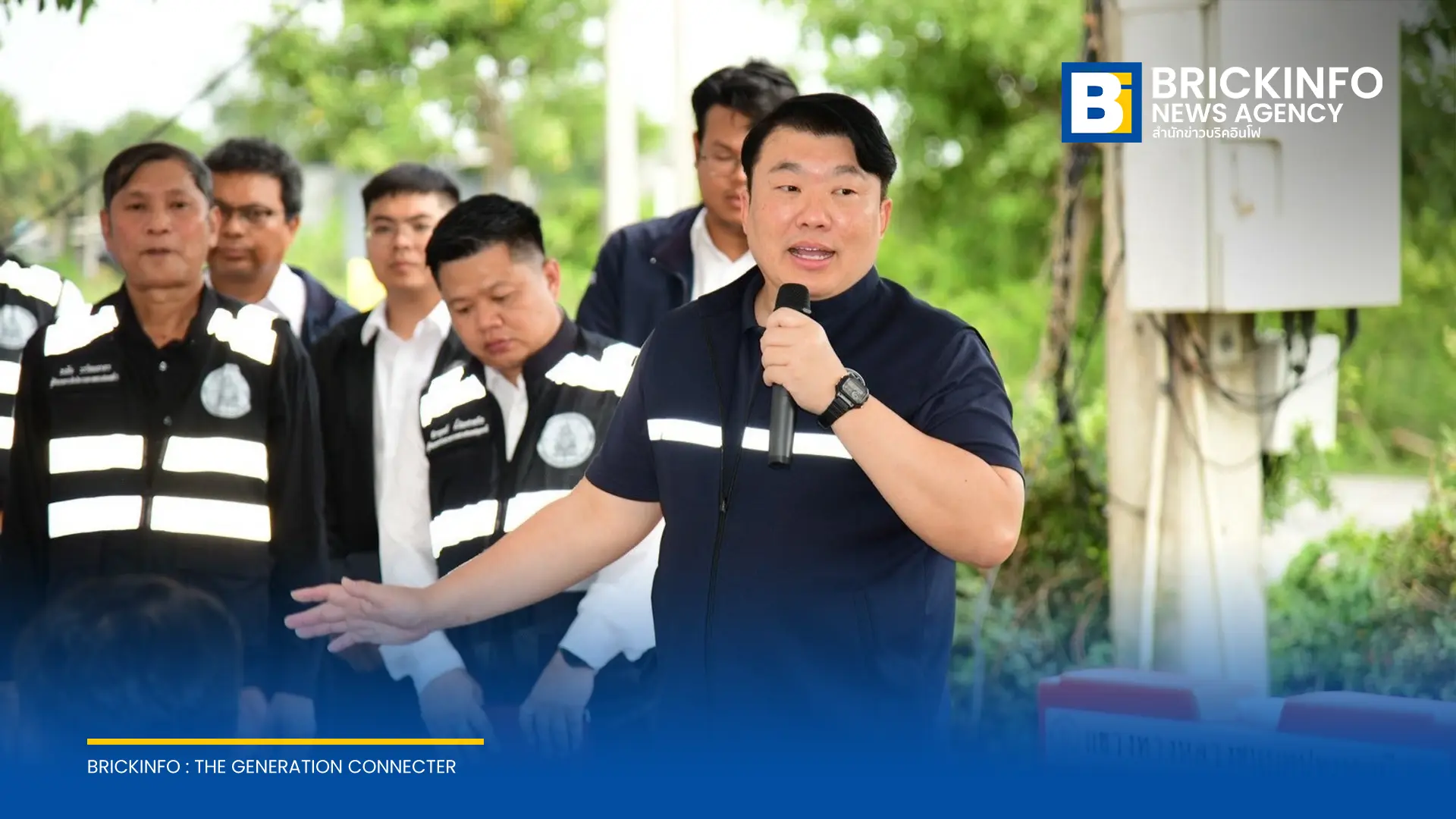 กระทรวงคมนาคมลงพื้นที่ปทุมธานี ติดตามงานขยายโครงข่ายถนน ปรับปรุงจุดเสี่ยง และวางระบบรถเชื่อมต่อ Feeder สู่รถไฟฟ้าสายสีแดง